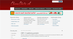 Desktop Screenshot of choredieta.sk